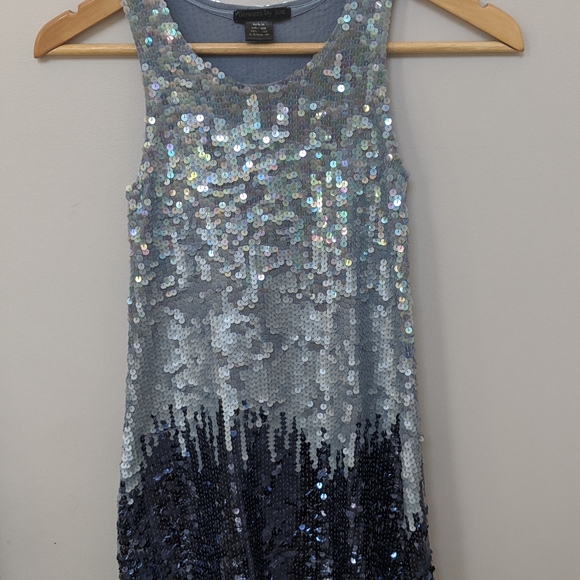 flowers by zoe sequin dress Flowers By Zoe Pink Sequin Ruched Dress  Muse